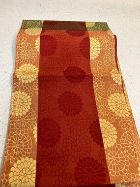 Pier 1 Imports Autumn Floral Table Runner - Orange